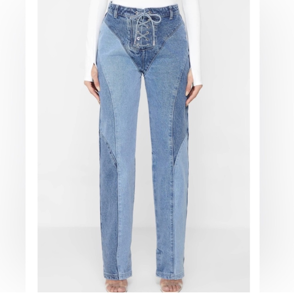 Maniere de Voir Patchwork Jeans UK 8 US 4